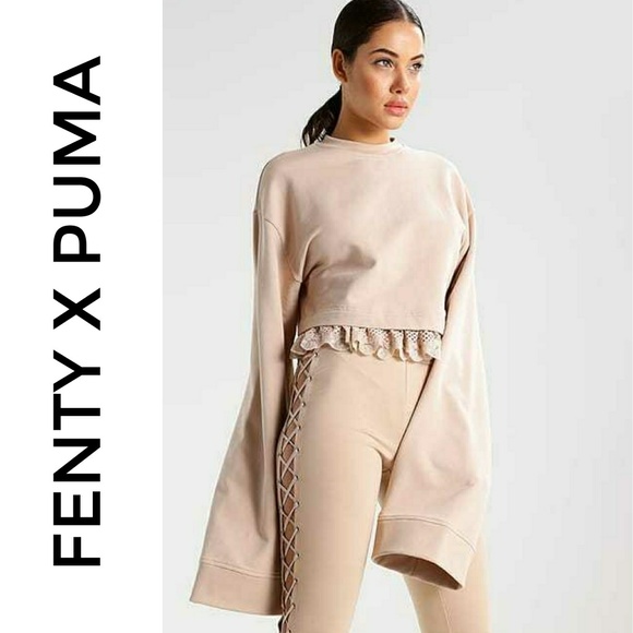 Puma Tops - FENTY Moonlight Cropped Long Sleeve